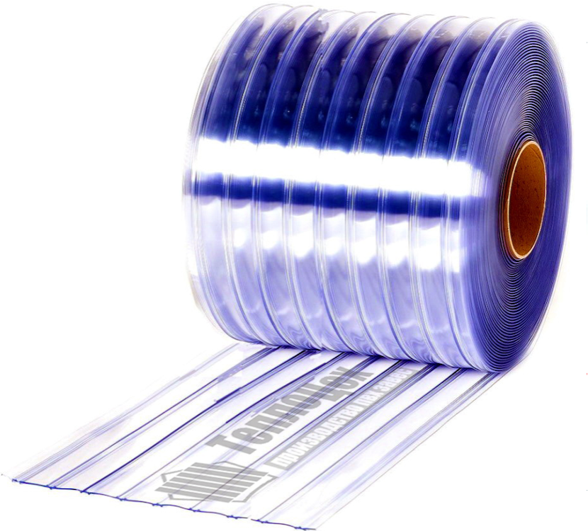 Завеса ПВХ, рифлёная, морозостойкая, 400 мм